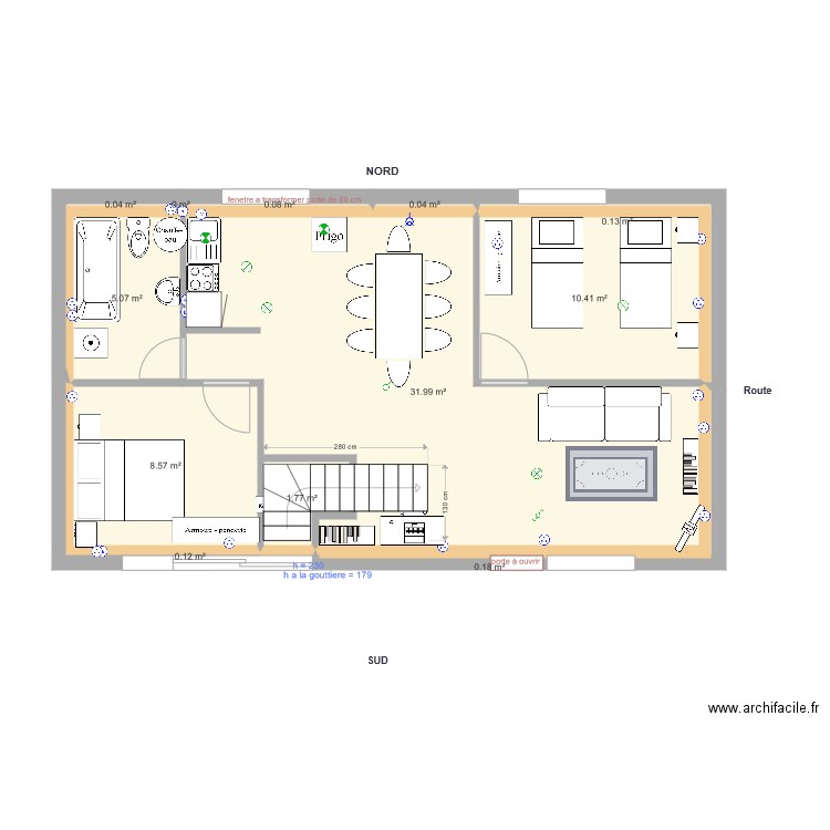 Ecurie RDC Pinceloup Option6. Plan de 0 pièce et 0 m2