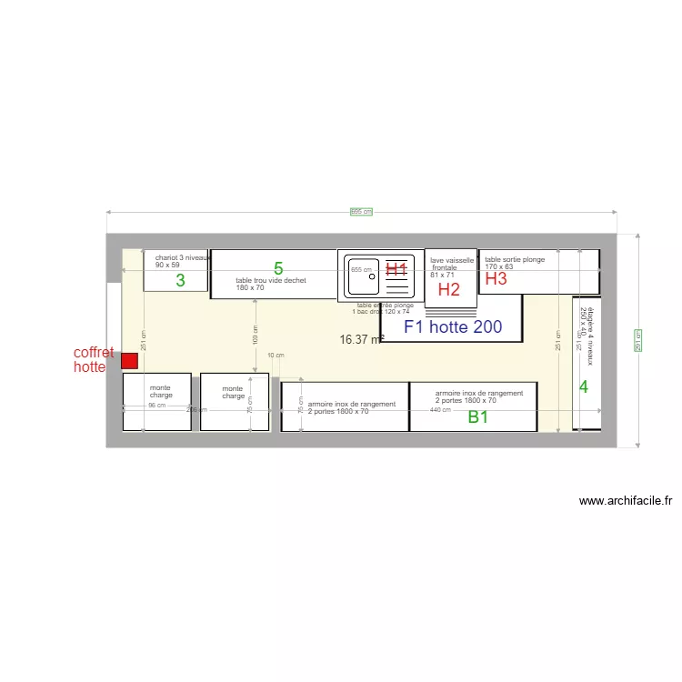 LE JARDIN PLONGE. Plan de 