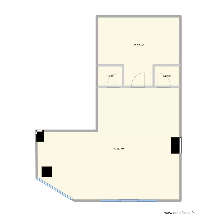 Magasin casa. Plan de 