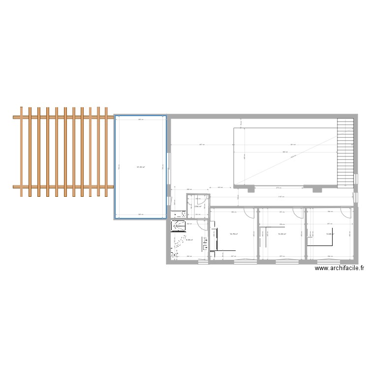 TRESNAJ SPRAT V2 modif2. Plan de 0 pièce et 0 m2