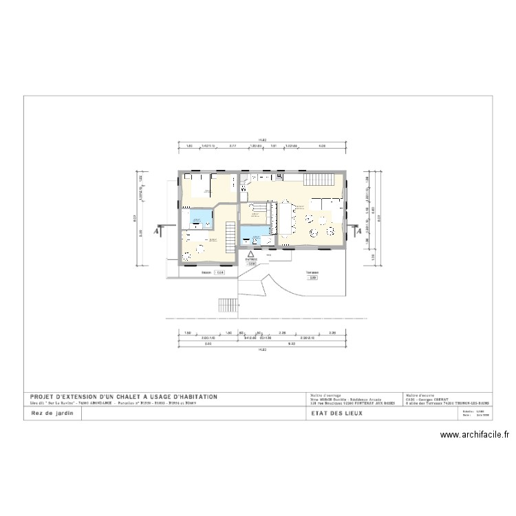 Abondance REZ. Plan de 0 pièce et 0 m2