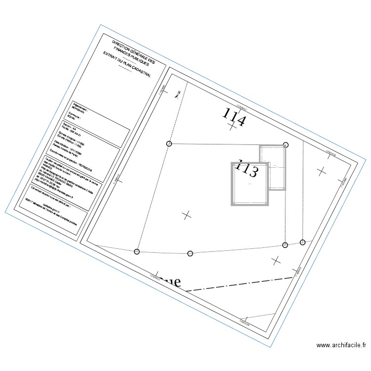 Plan masse RT. Plan de 0 pièce et 0 m2