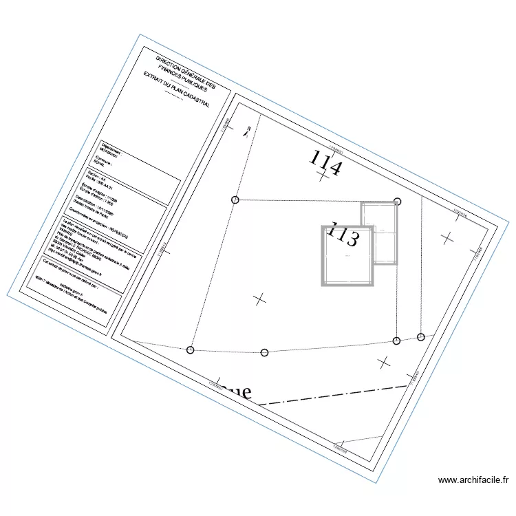 Plan masse RT. Plan de Plan masse RT. Plan de