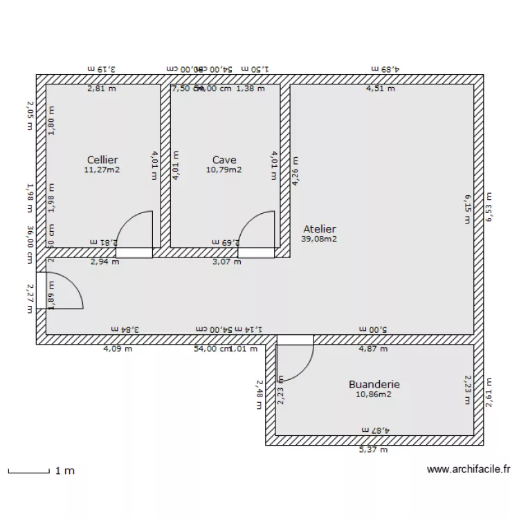 Sous-sol. Plan de Sous-sol. Plan de