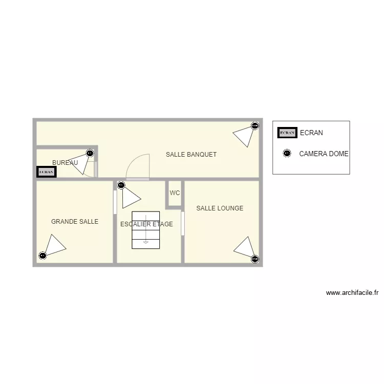 LES TERRASSES ETAGE. Plan de 