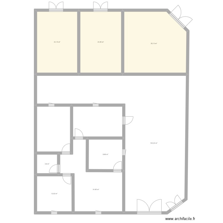plan thouraya. Plan de 0 pièce et 0 m2
