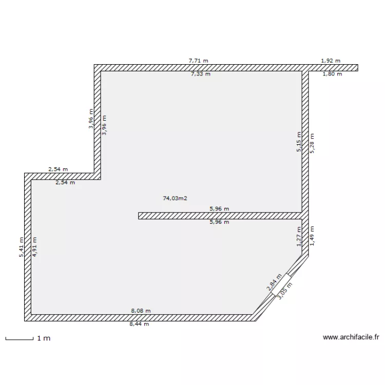 maison. Plan de 