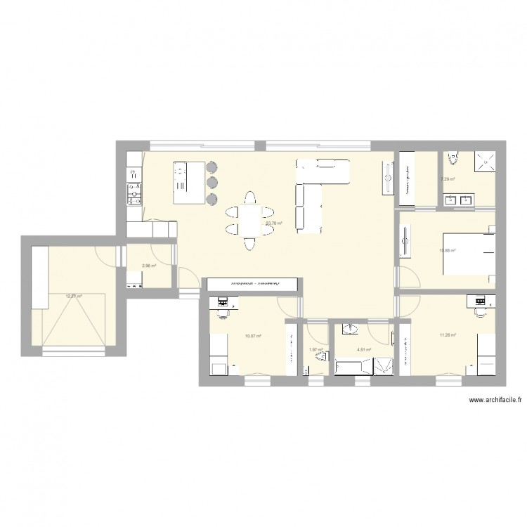 Maison bis. Plan de 0 pièce et 0 m2