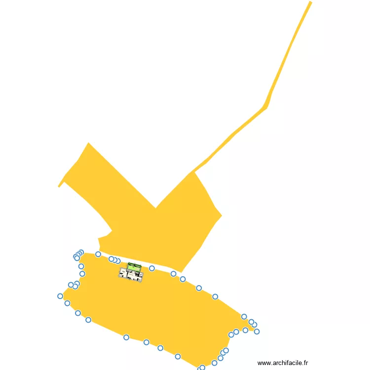 La Gorère 04 avec cotes. Plan de La Gorère 04 avec cotes. Plan de