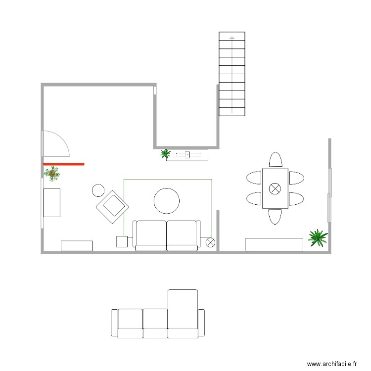 Genevieve Dancause. Plan de 0 pièce et 0 m2