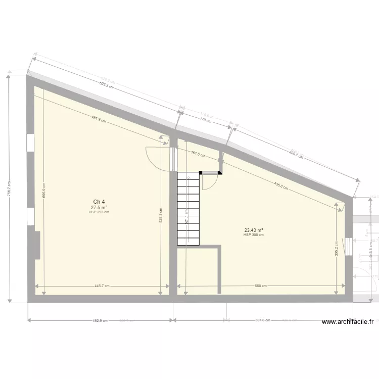ARRAS 2 &egrave;me Etage. Plan de 