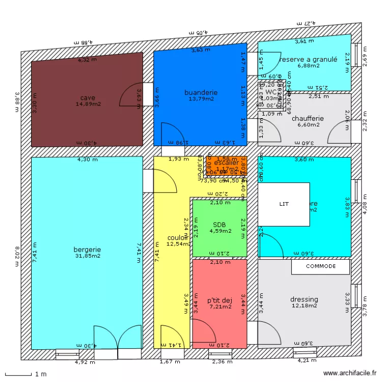 rez de chauss&eacute;. Plan de 