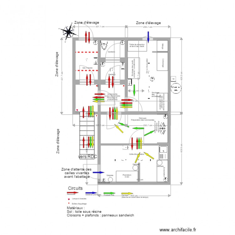 JEANDEL Claude. Plan de 0 pièce et 0 m2