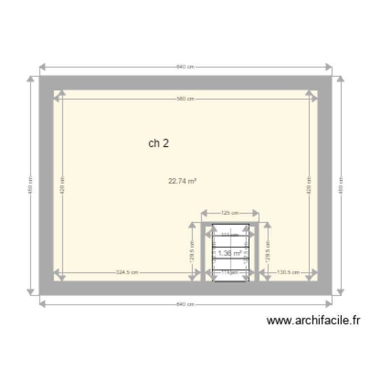 GASPRE 2 eme etage. Plan de 0 pièce et 0 m2