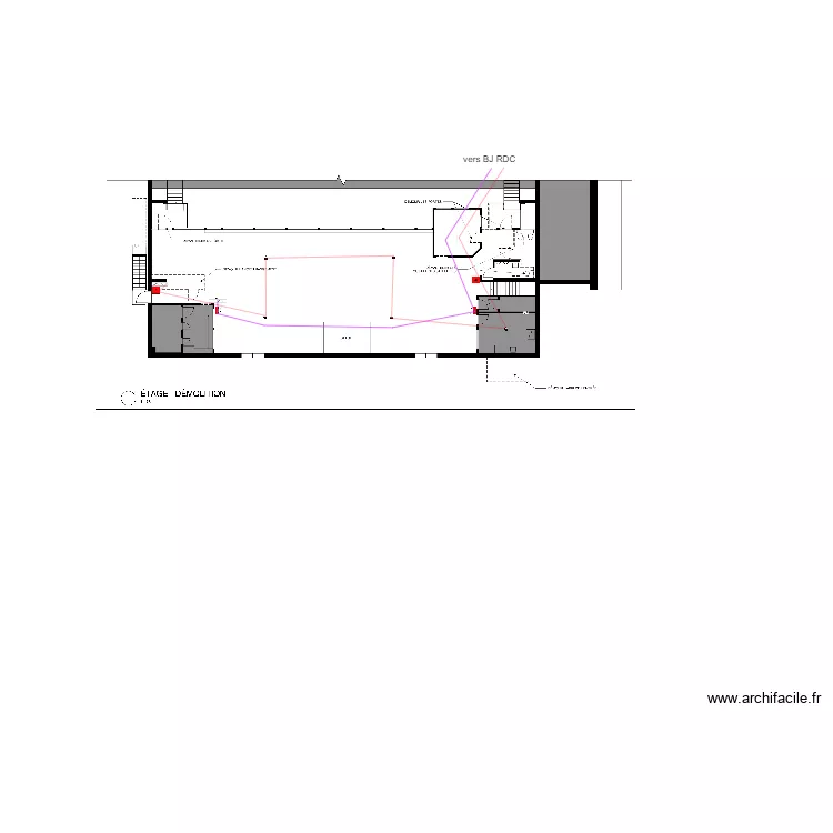 guigues etage. Plan de 