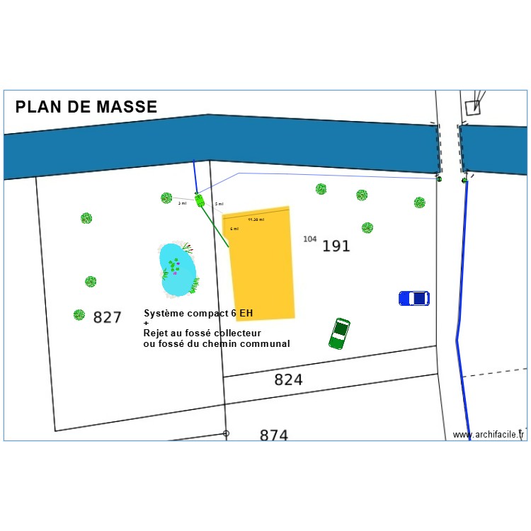 LE CORRE Compact. Plan de 0 pièce et 0 m2