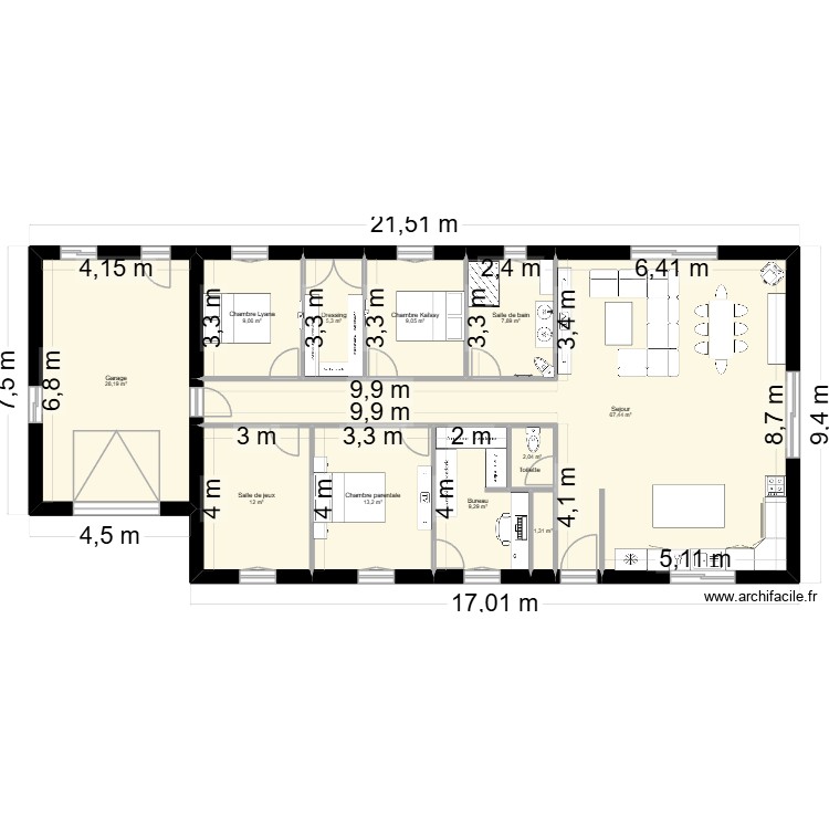 maison jason23. Plan de 0 pièce et 0 m2