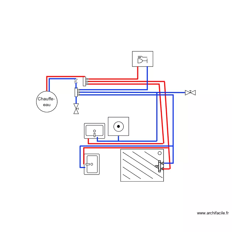 plomberie evac. Plan de 