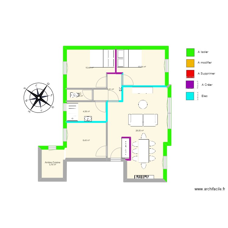 Gladys P2. Plan de 0 pièce et 0 m2