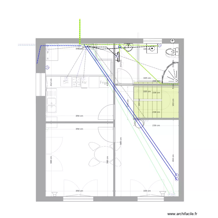 gaetan et emilie V4 circuits sp&eacute;cialis&eacute;s telecom terre et reservations. Plan de 
