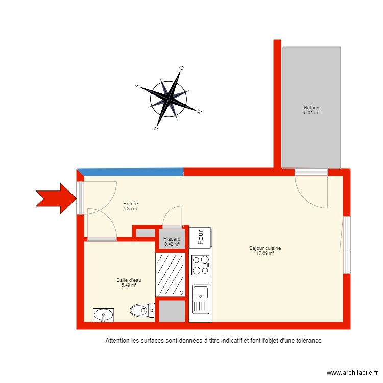 BI 5879 non  côté. Plan de 0 pièce et 0 m2