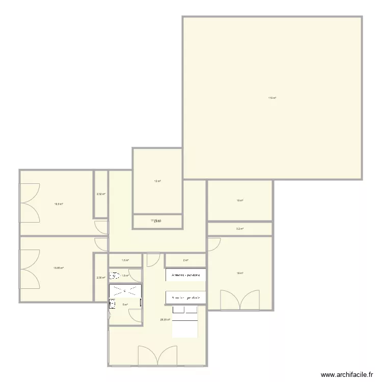 Chambre 1. Plan de Chambre 1. Plan de