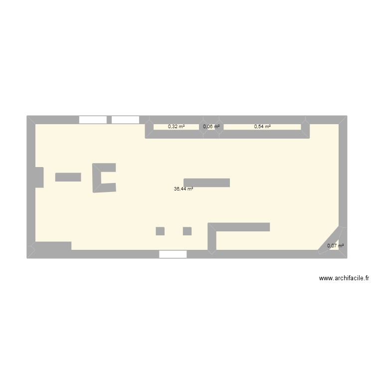 magasin. Plan de 0 pièce et 0 m2