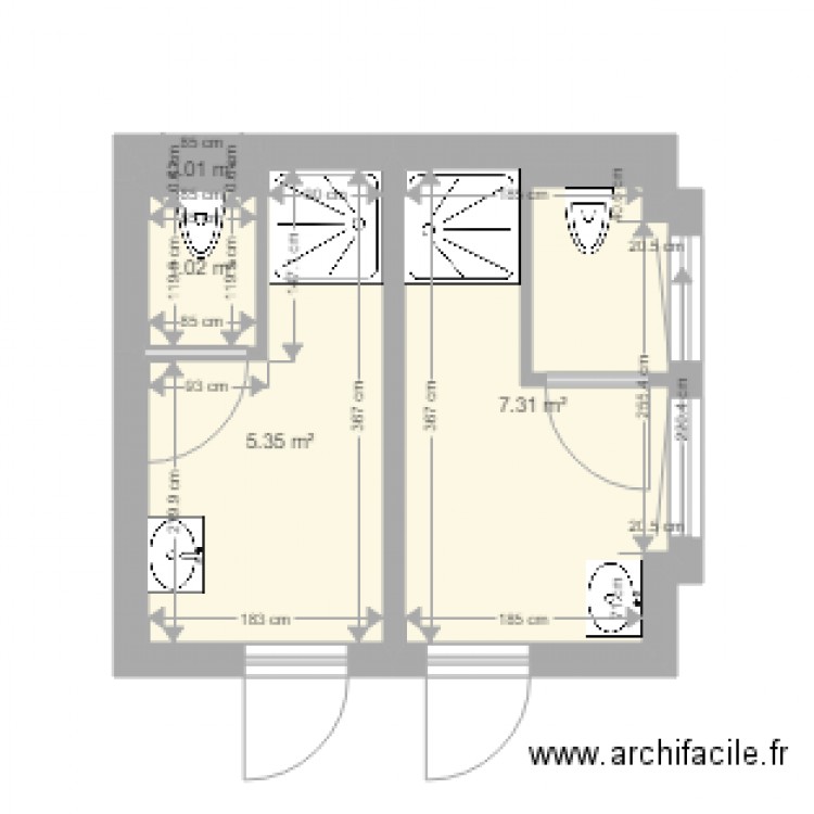 reckange . Plan de 0 pièce et 0 m2