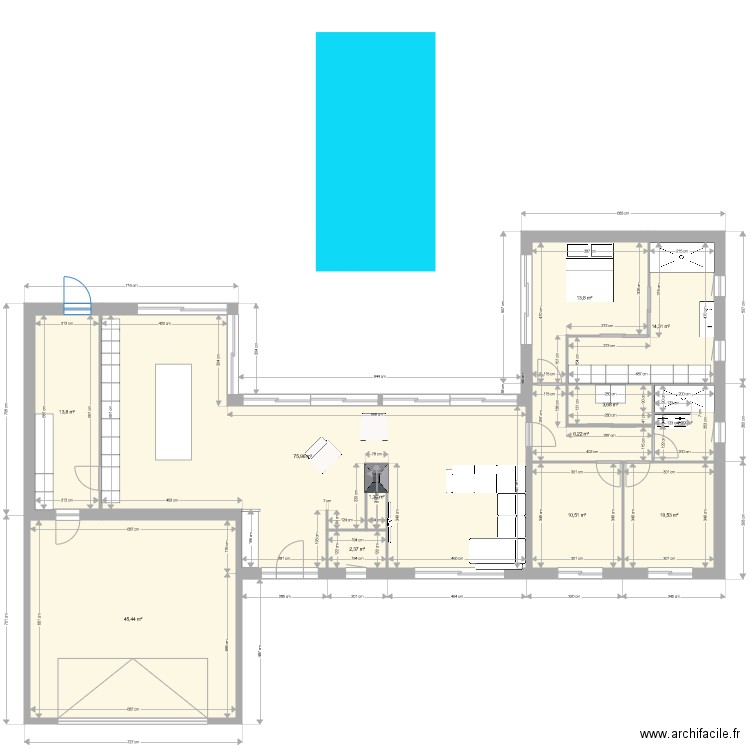 yes. Plan de 0 pièce et 0 m2