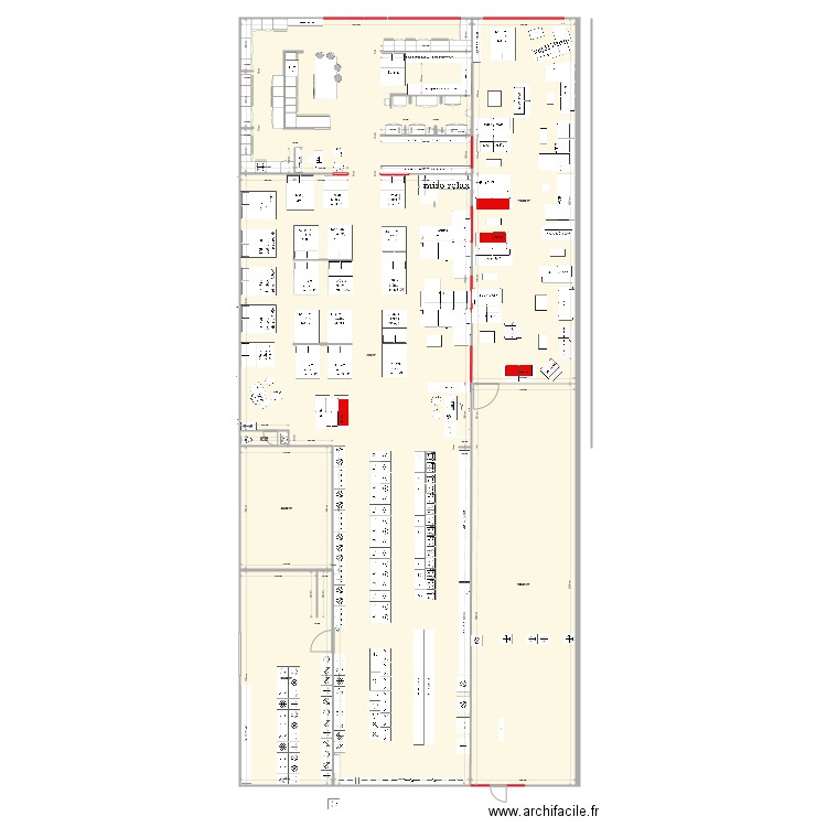  magasin MODIF luigi 1. Plan de 0 pièce et 0 m2