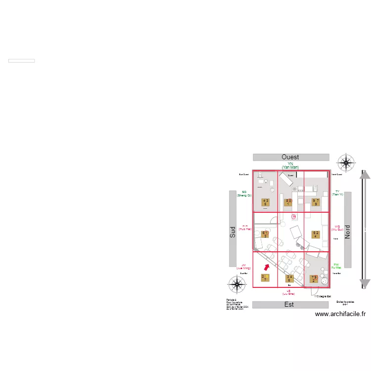 secteurs favorables. Plan de 