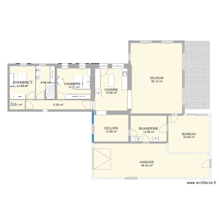 Fontany 2. Plan de 0 pièce et 0 m2