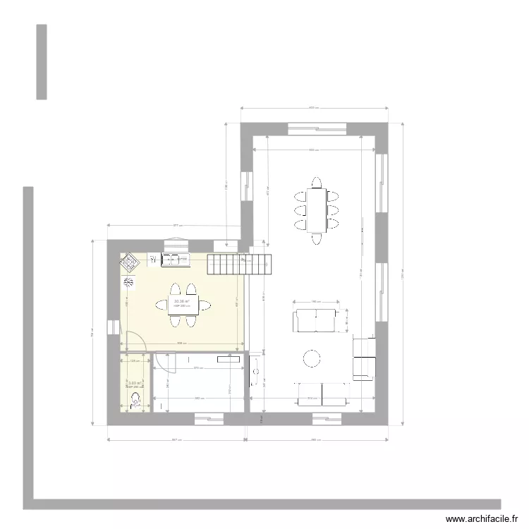 LAFARRE BERGERIE. Plan de 