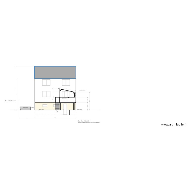 Façade pinillos  version 3. Plan de 0 pièce et 0 m2