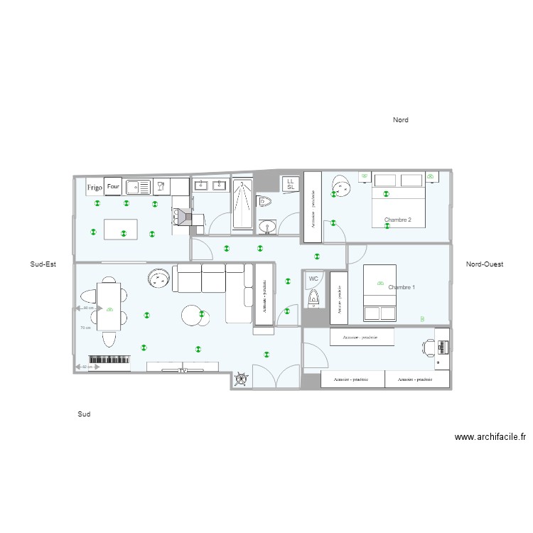 Dalia plan 5. Plan de 0 pièce et 0 m2