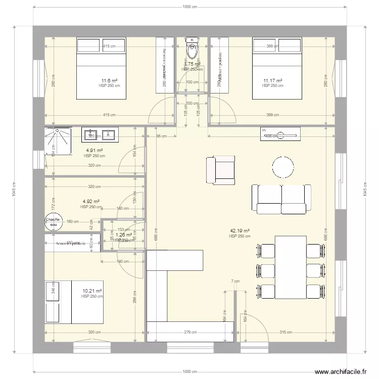 plan pradel variante . Plan de 