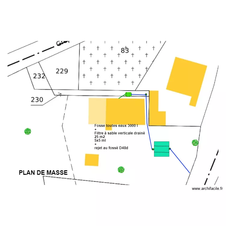 Gilabert 2 sable. Plan de 