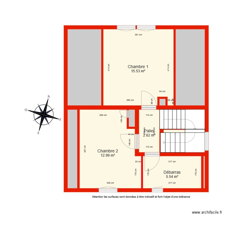 BI 4413 étage côté. Plan de 0 pièce et 0 m2