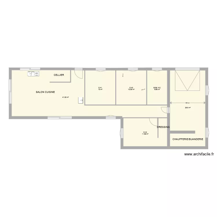 PERROUSE MAISON  L2. Plan de 