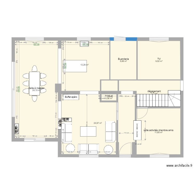 plan RDC essai2. Plan de 0 pièce et 0 m2