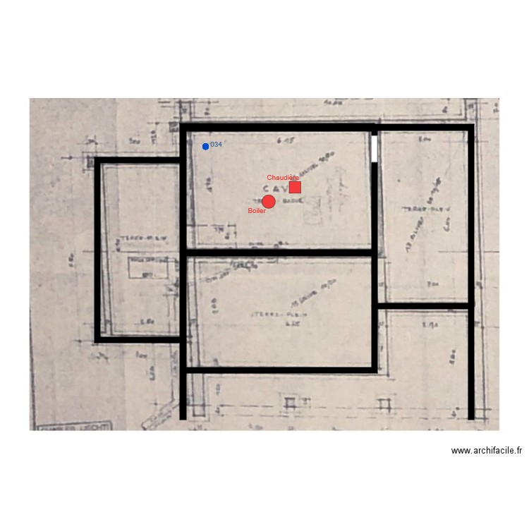 Sous sol. Plan de 0 pièce et 0 m2