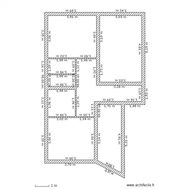 Plan. Plan de 0 pièce et 0 m2