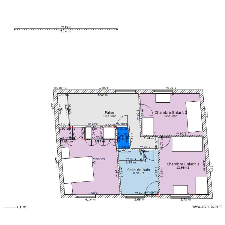 1er avec Meubles. Plan de 0 pièce et 0 m2
