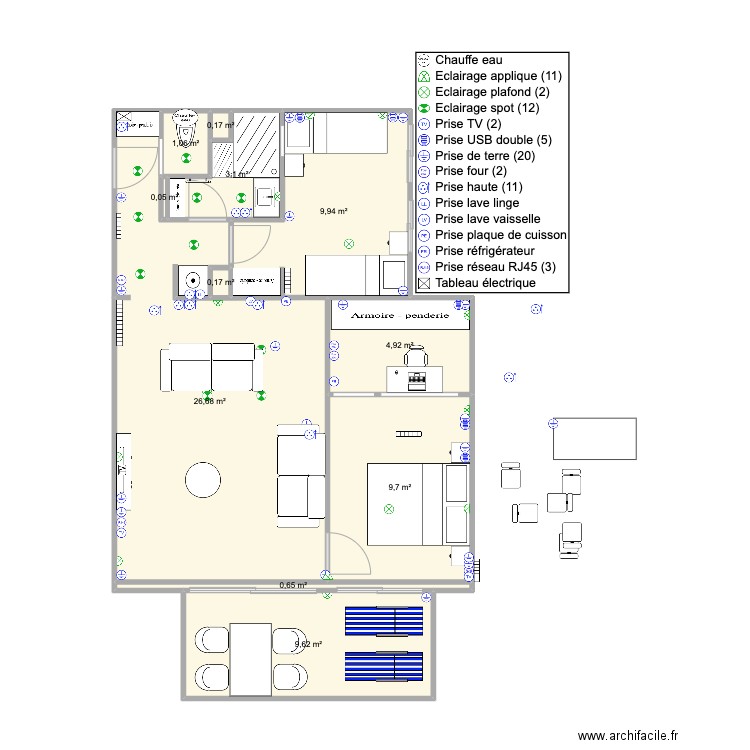 Santa Clara 2 transit. Plan de 0 pièce et 0 m2