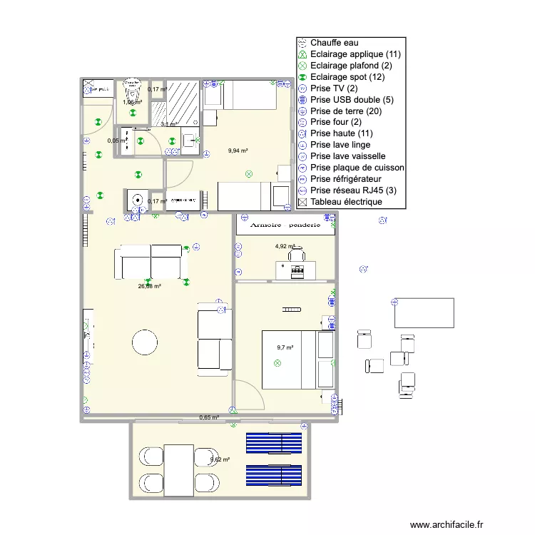 Santa Clara 2 transit. Plan de 