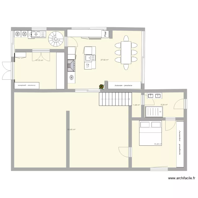 extension 3. Plan de 
