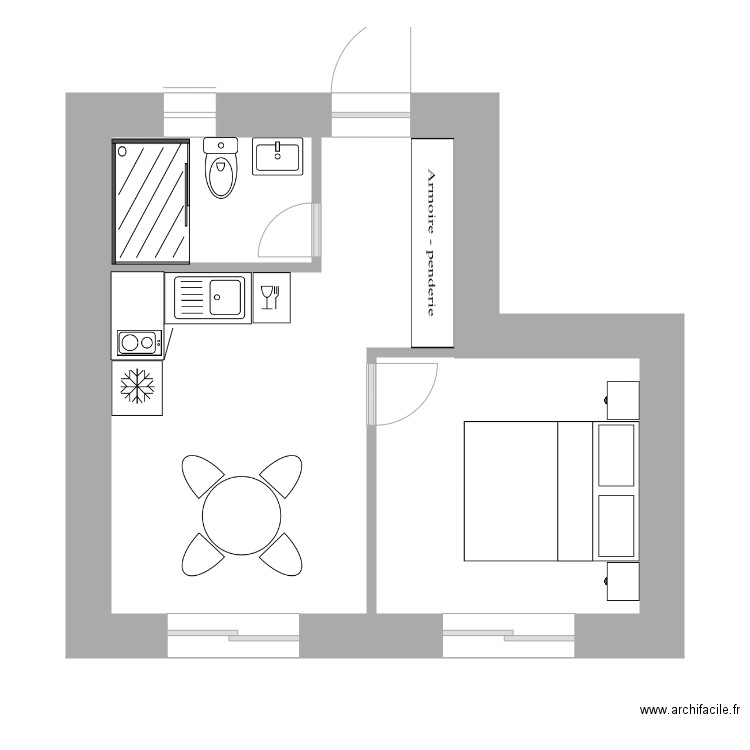 rdc tsivaras. Plan de 0 pièce et 0 m2