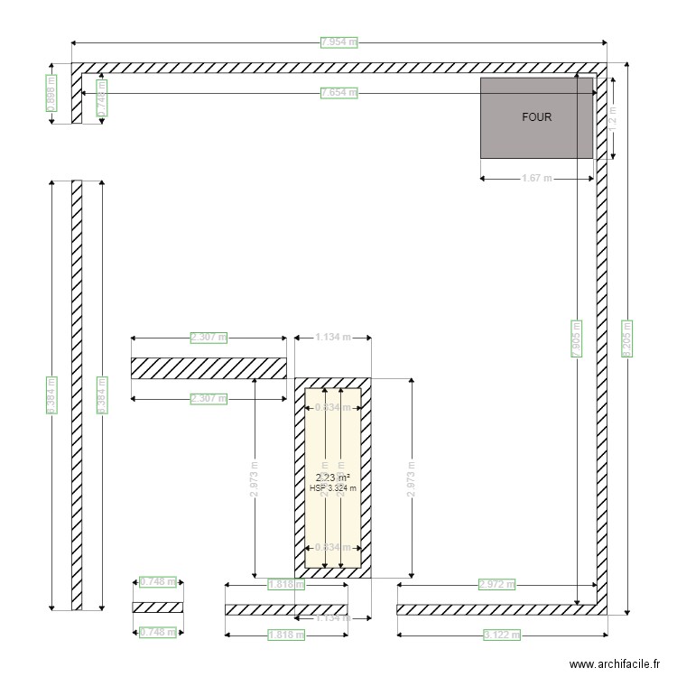 TELBOIS. Plan de 0 pièce et 0 m2