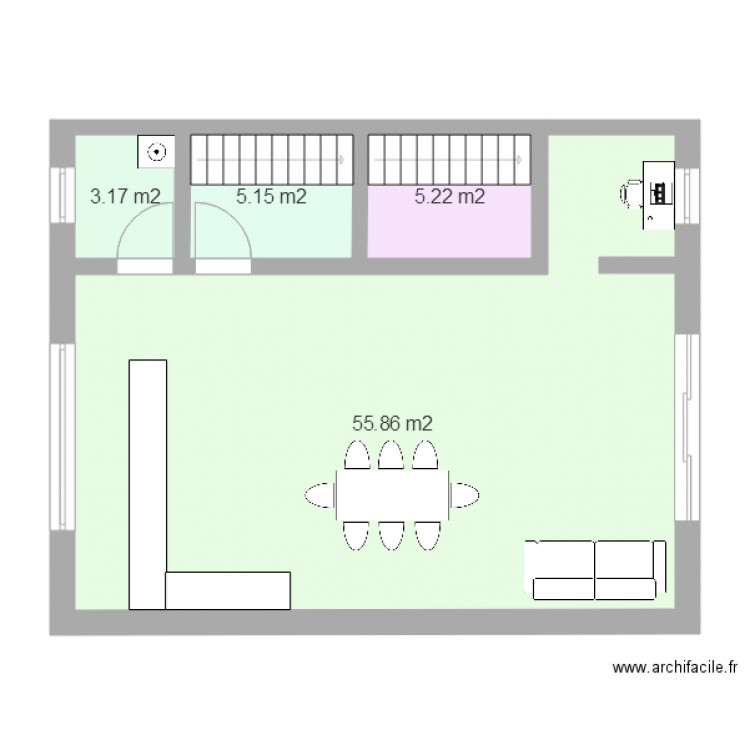1er étage 150320. Plan de 0 pièce et 0 m2
