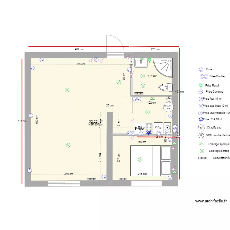 T1 Le Balp. Plan de T1 Le Balp. Plan de
